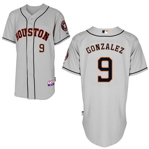 Marwin Gonzalez #9 mlb Jersey-Houston Astros Women's Authentic Road Gray Cool Base Baseball Jersey